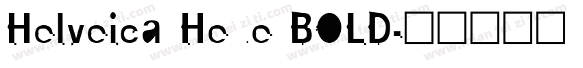 Helveica Heue BOLD字体转换